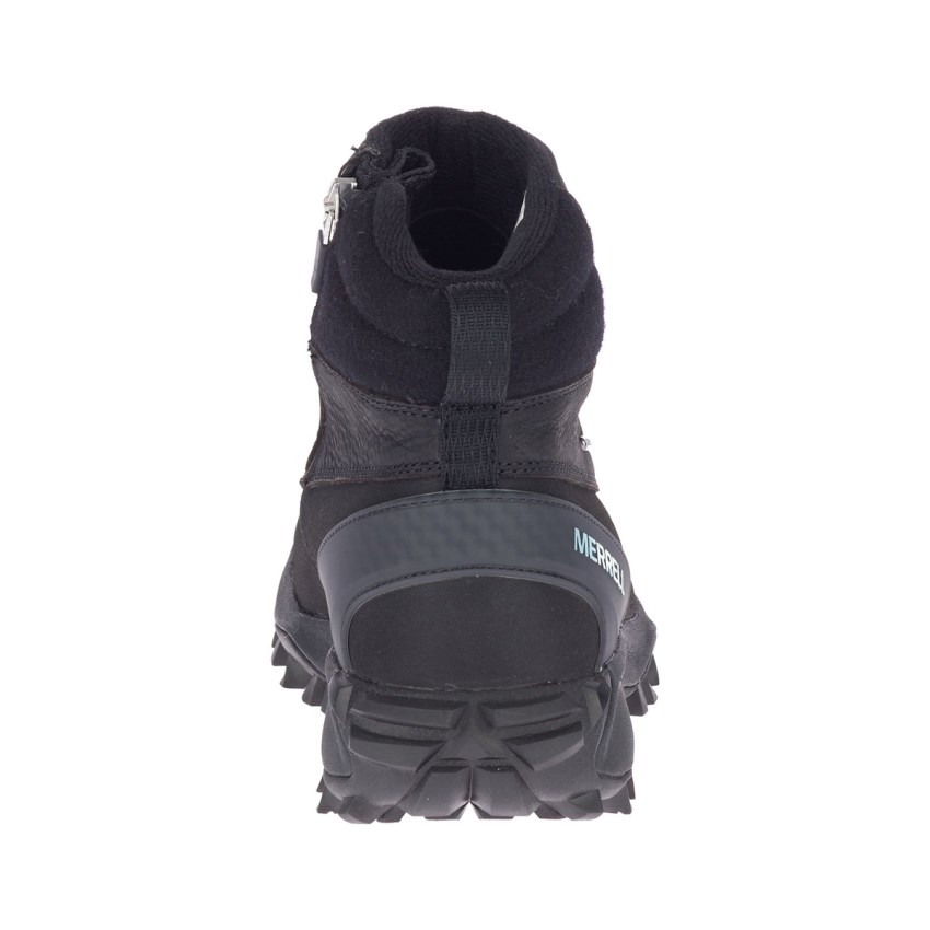 Bottes Merrell Thermo Kiruna Mid Zip Waterproof Noir Femme | N.Q.AWGE